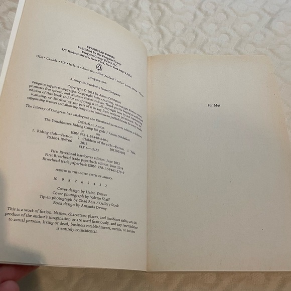 The Yonahlossee Riding Camp for Girls Book Blue National Bestseller Novel - Picture 4 of 8